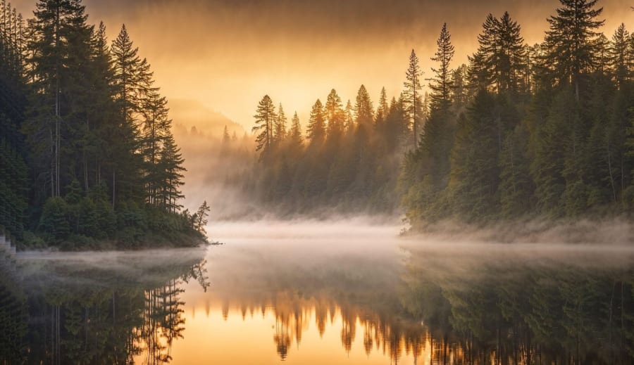När himlen speglar sig i vatten
